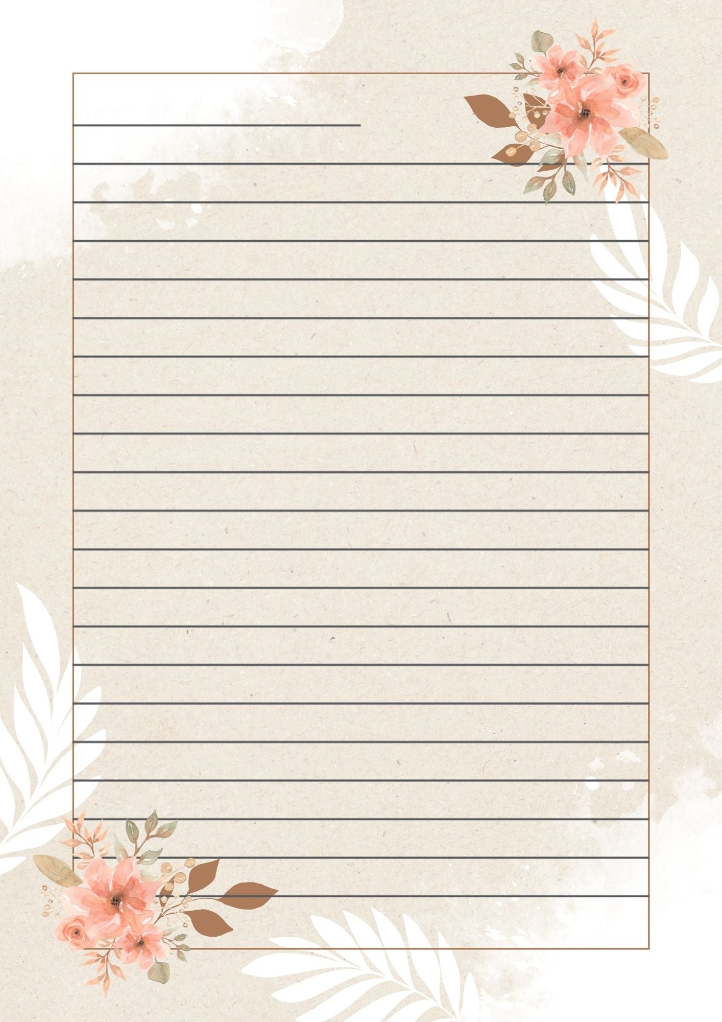 Free Letter Writing Printable Paper