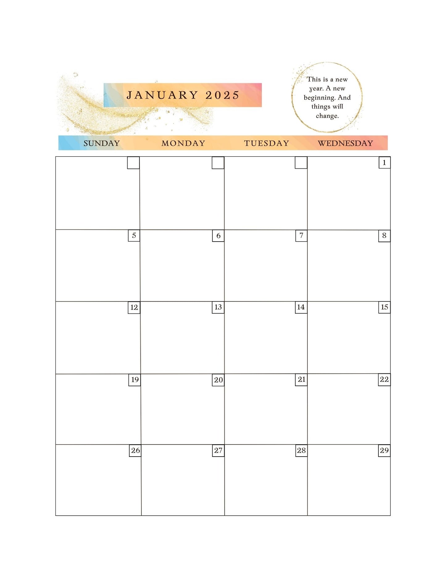 Sorbet Calendar Planner