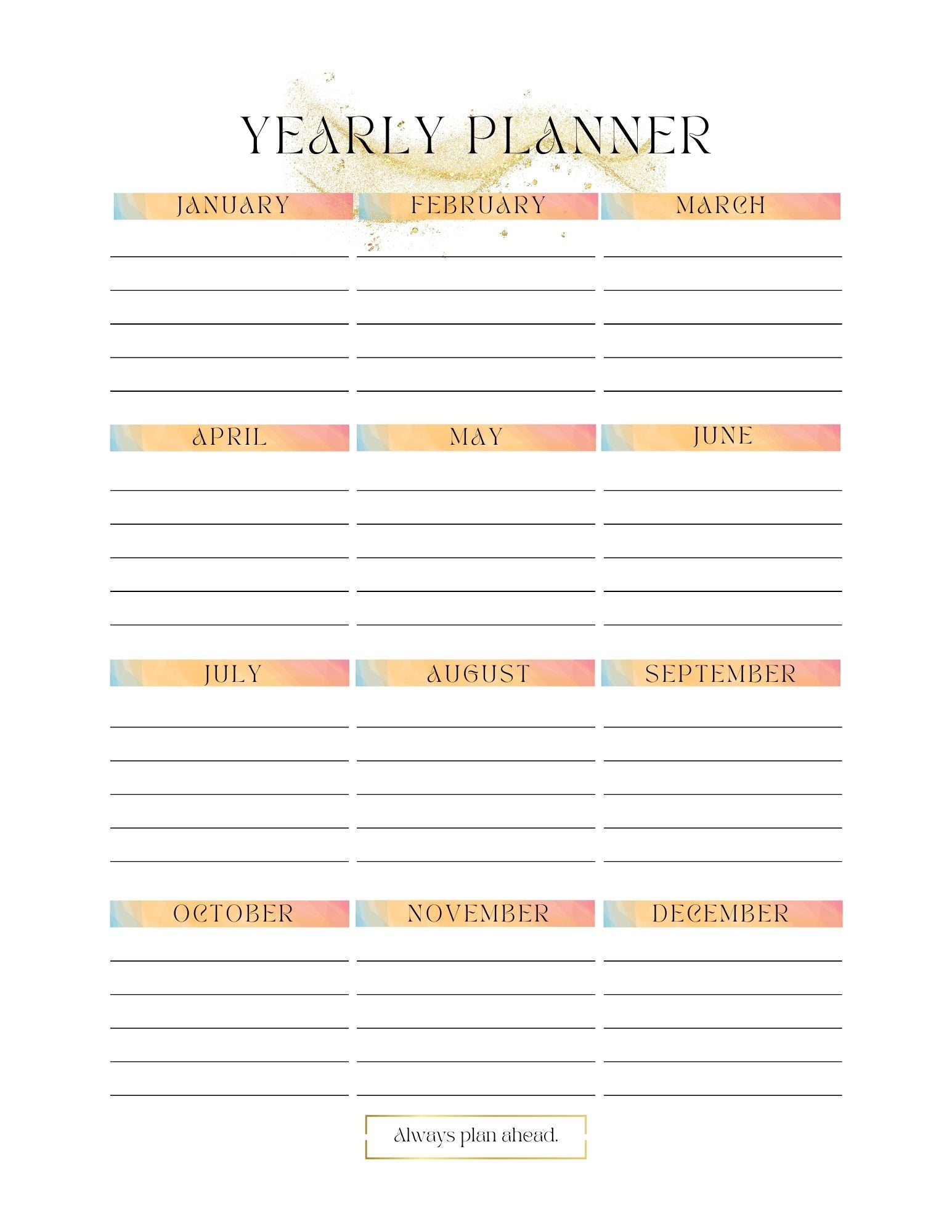 Sorbet Calendar