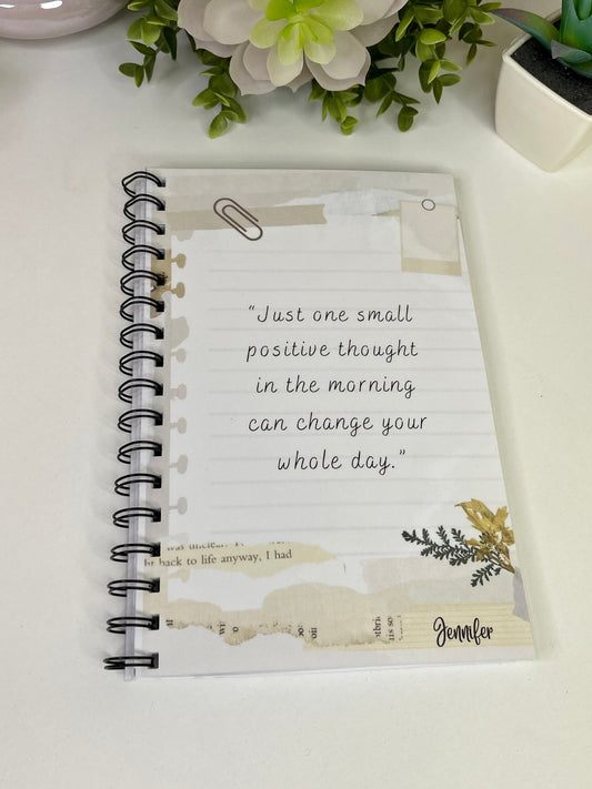 Positive Quote Notebook