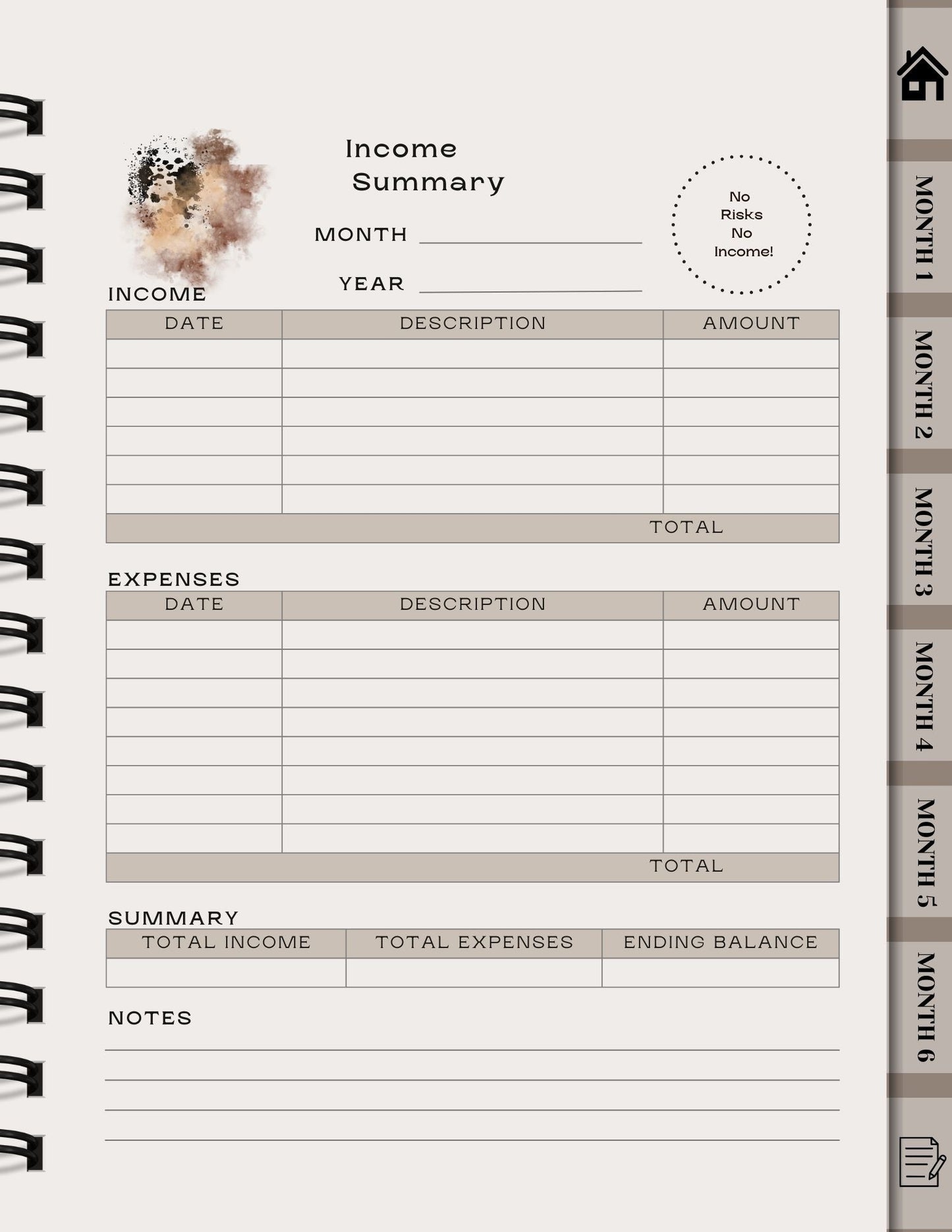 Digital Content Creator Planner