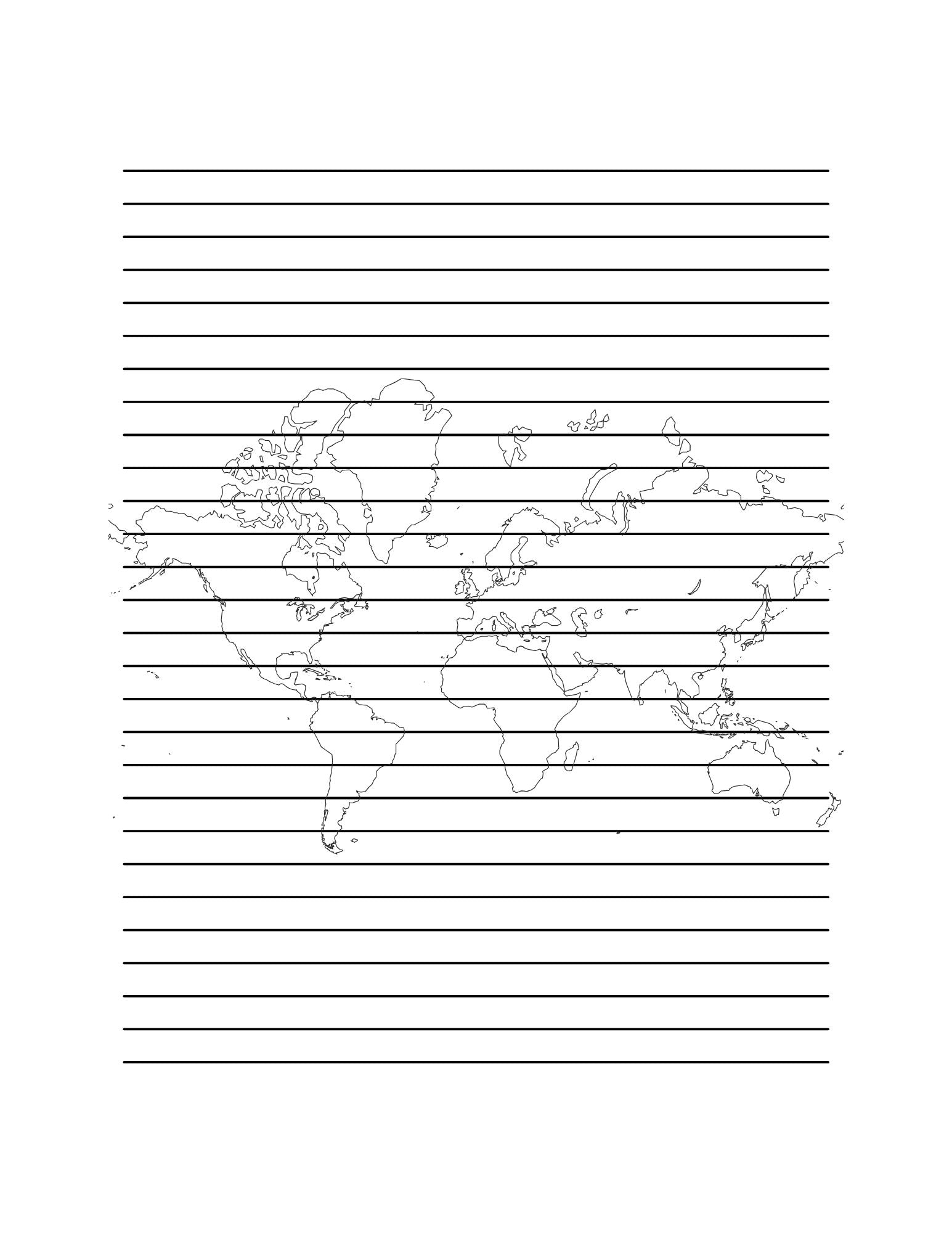 Inside pages for world map design