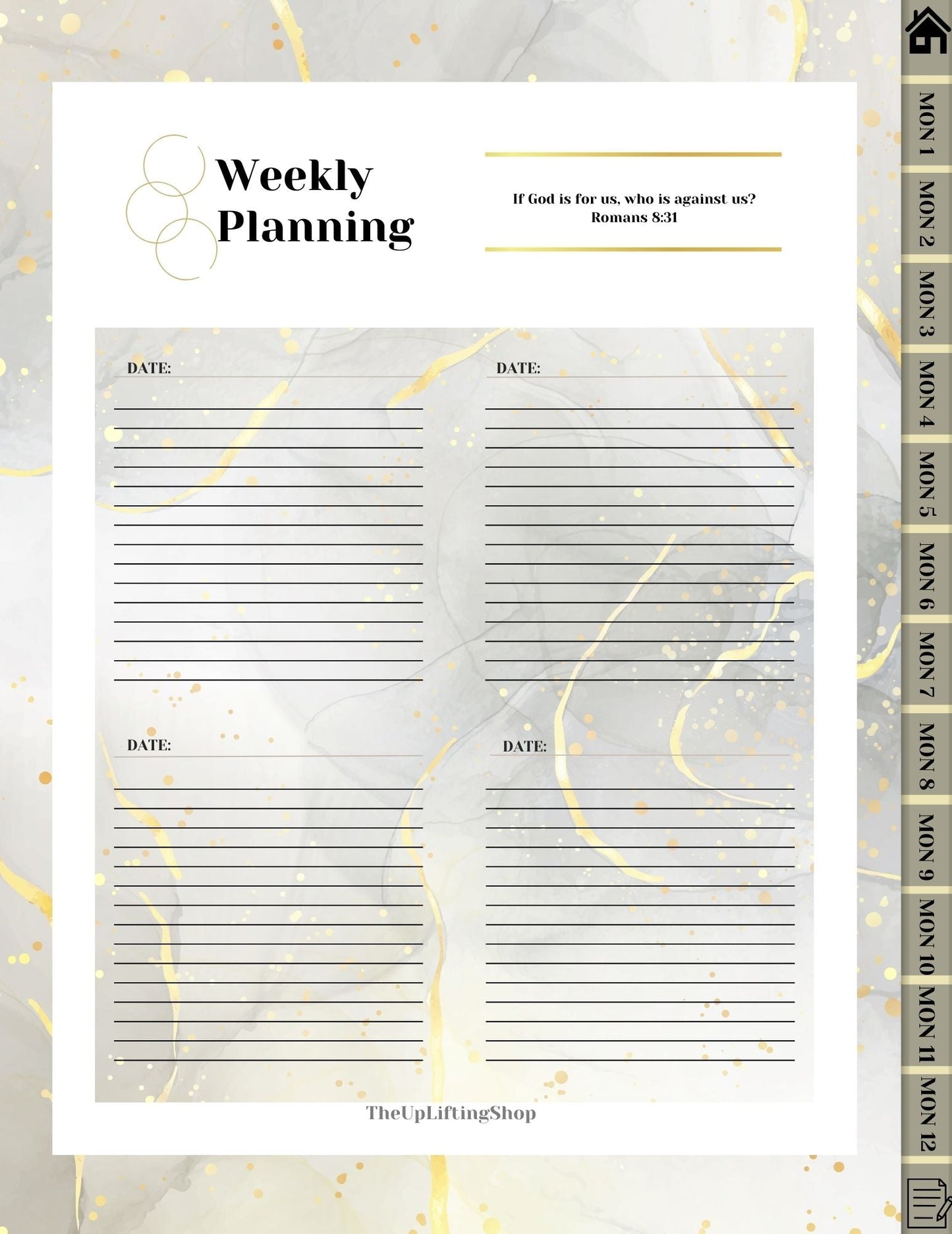 Digital Scripture Calendar Planner